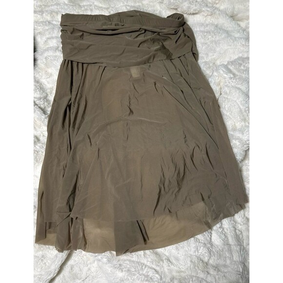 SKIMS Milky Sheer Midi Skirt XS Truffle NWT - Picture 1 of 7